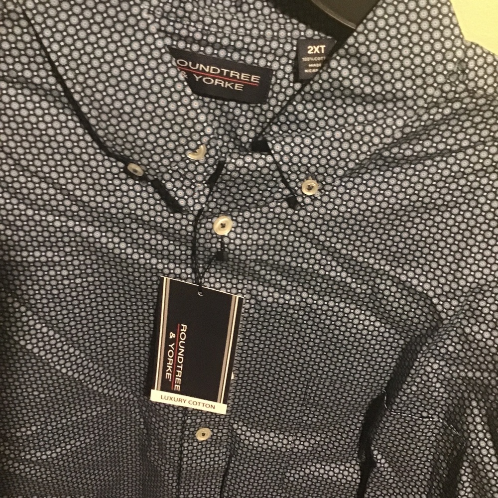 Men’s big and tall long sleeve shirt